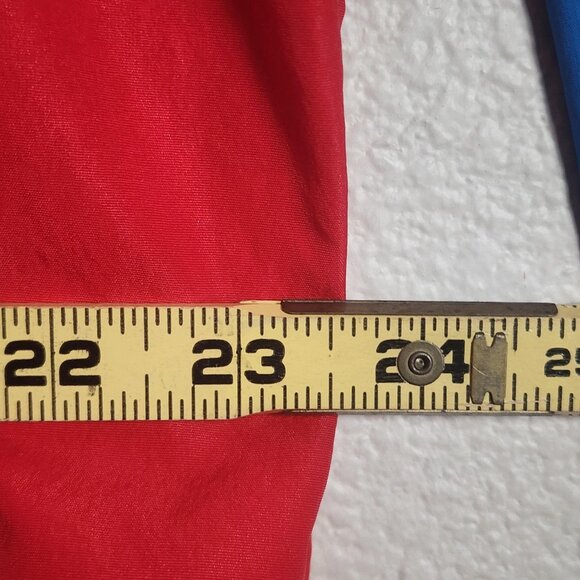 Sierra Designs Anorak Jacket Mens Large Red Blue Colorblock Pullover Nylon - Picture 11 of 11